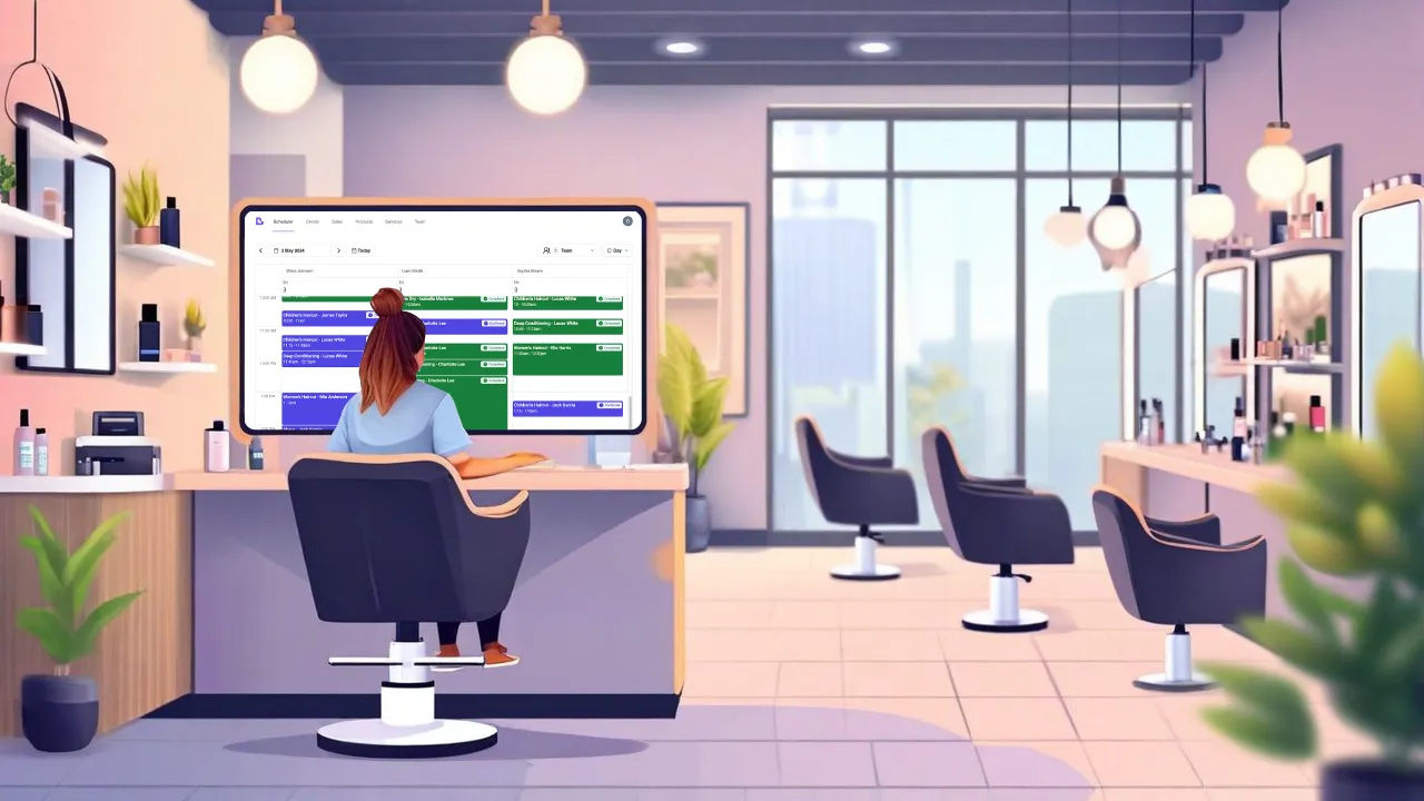 Beauty Salon booking software